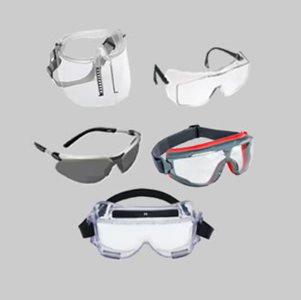 Goggles, Safety Glasses & Face Shields
